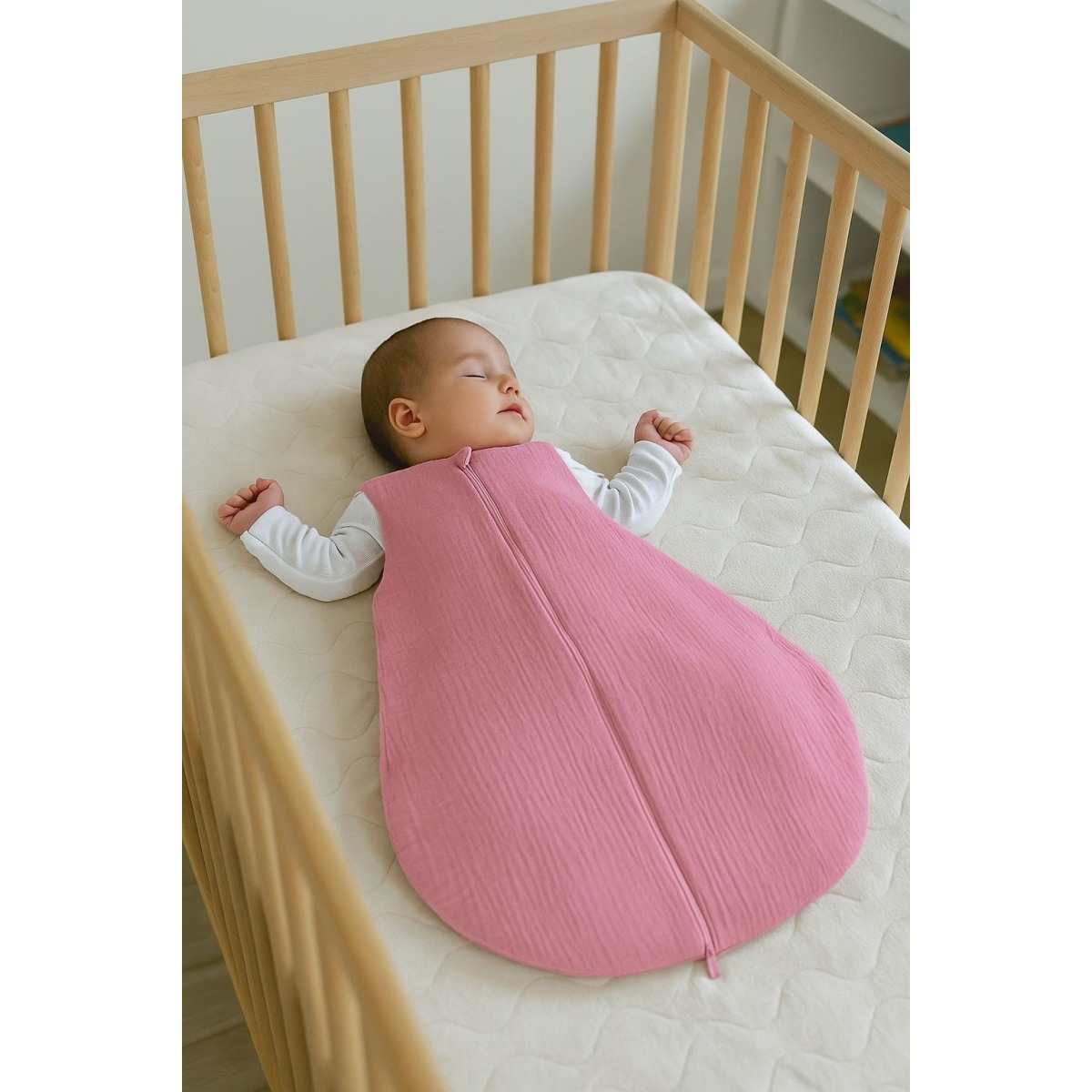 Muslin mazuļa magamiskott 0-6 mēneši S suveks TOG 1.0 - retr