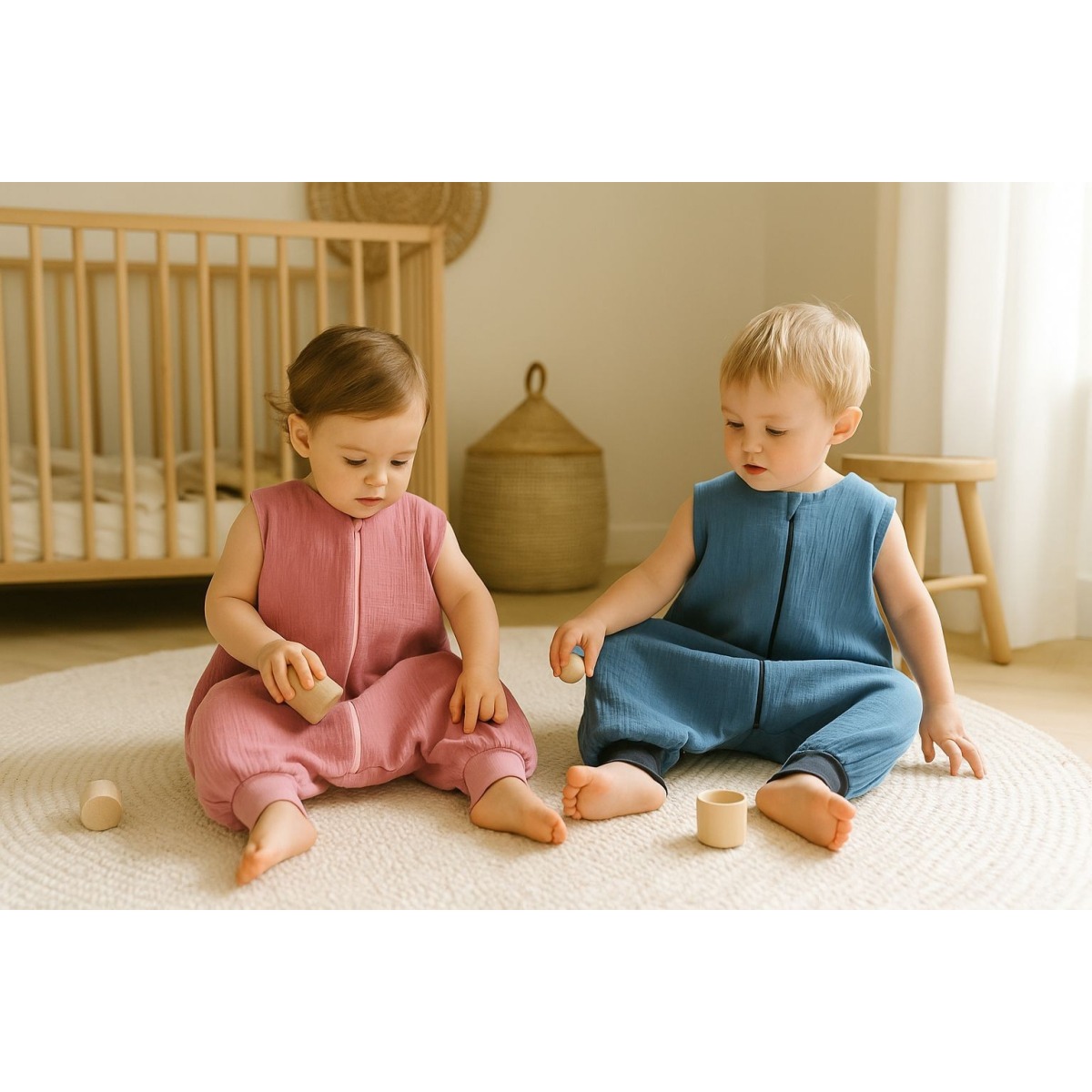 Muslin mazuļa magamiskott jalgadega XL 2-4 aastat suveks TOG