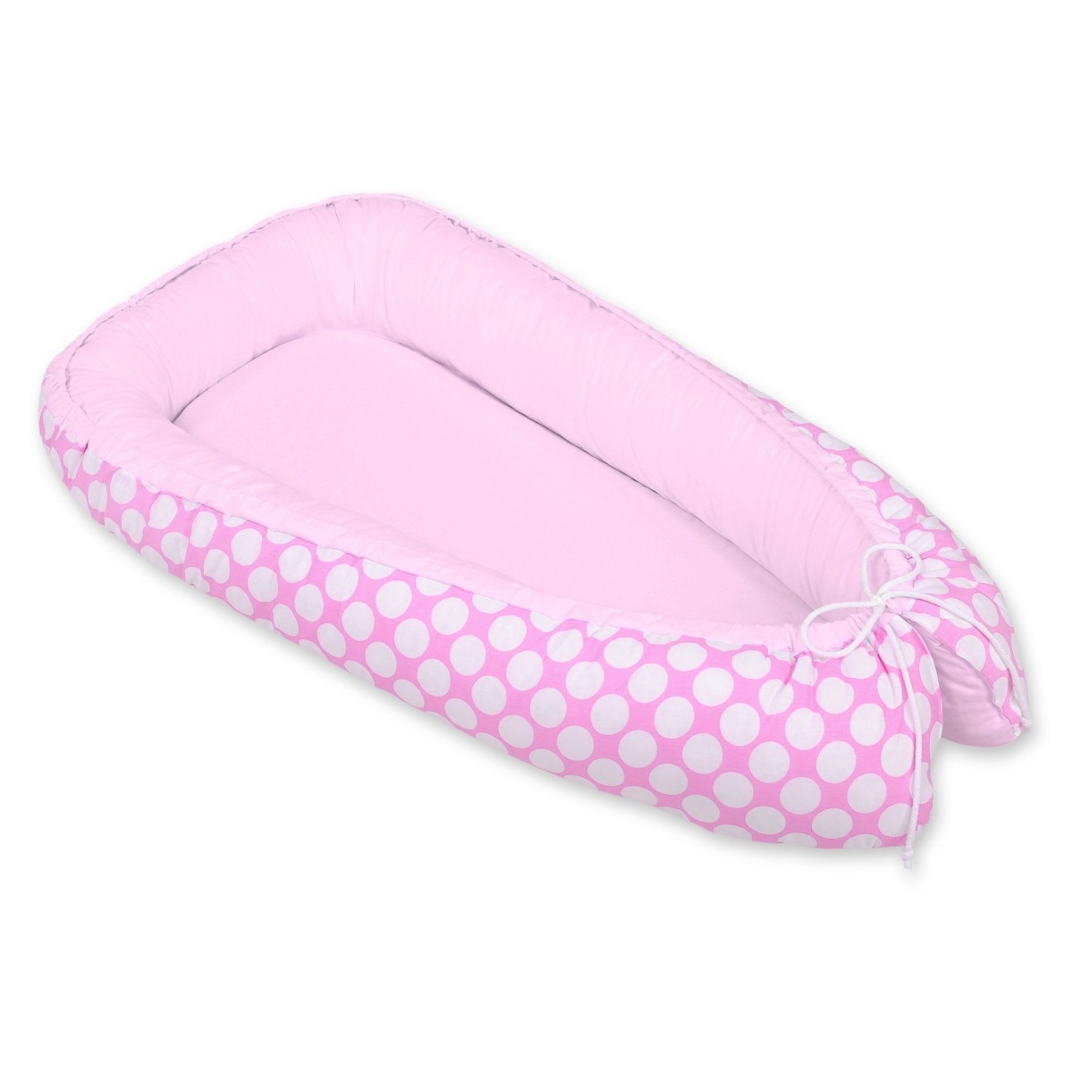 Mazulispesa kahepoolne Premium Cocoon väikebērniem - roosa v