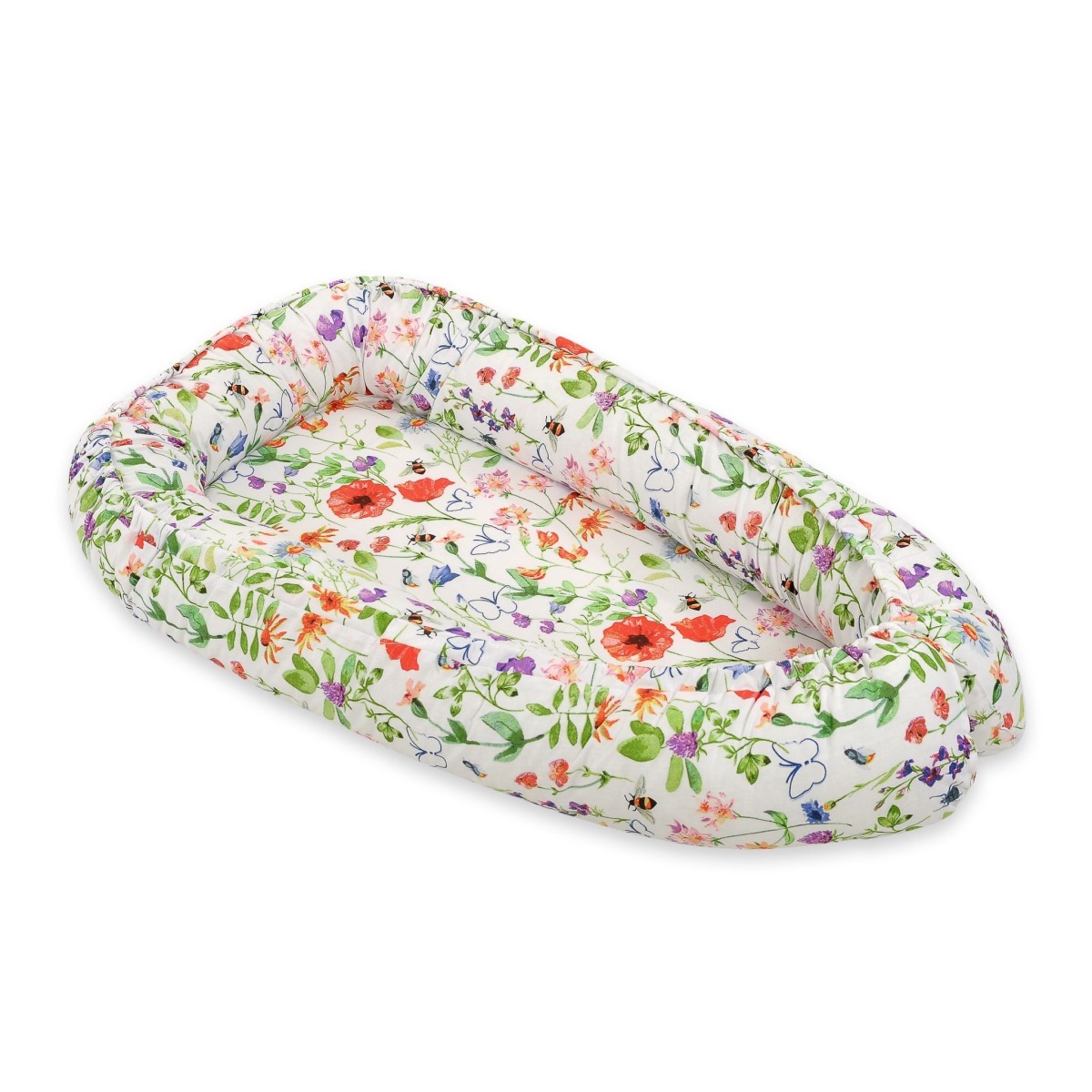 BOBONO abpusēji lietojama premium ligzdiņa mazulim „Meadow”
