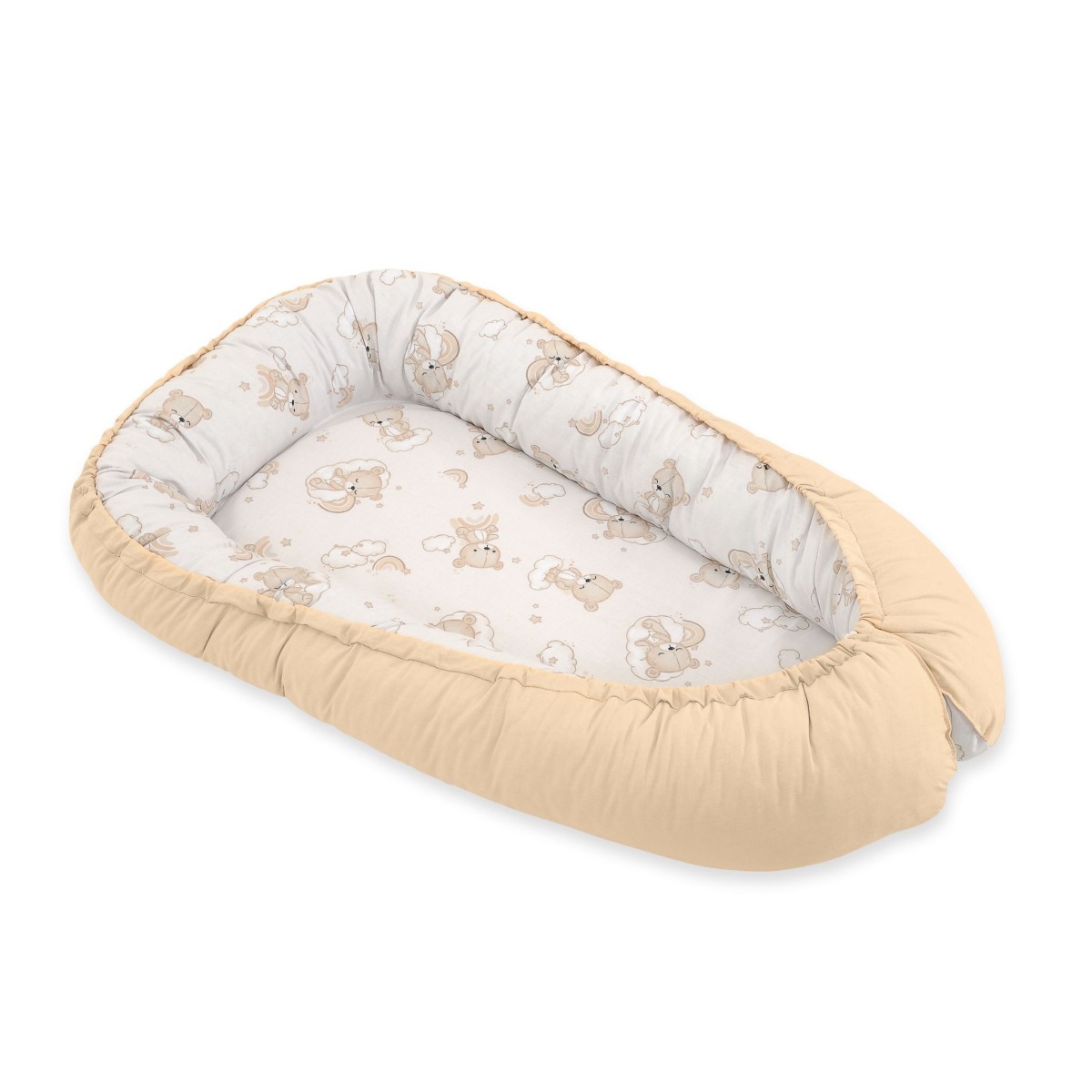 Mazulispesa kahepoolne Premium Cocoon väikebērniem - vikerka
