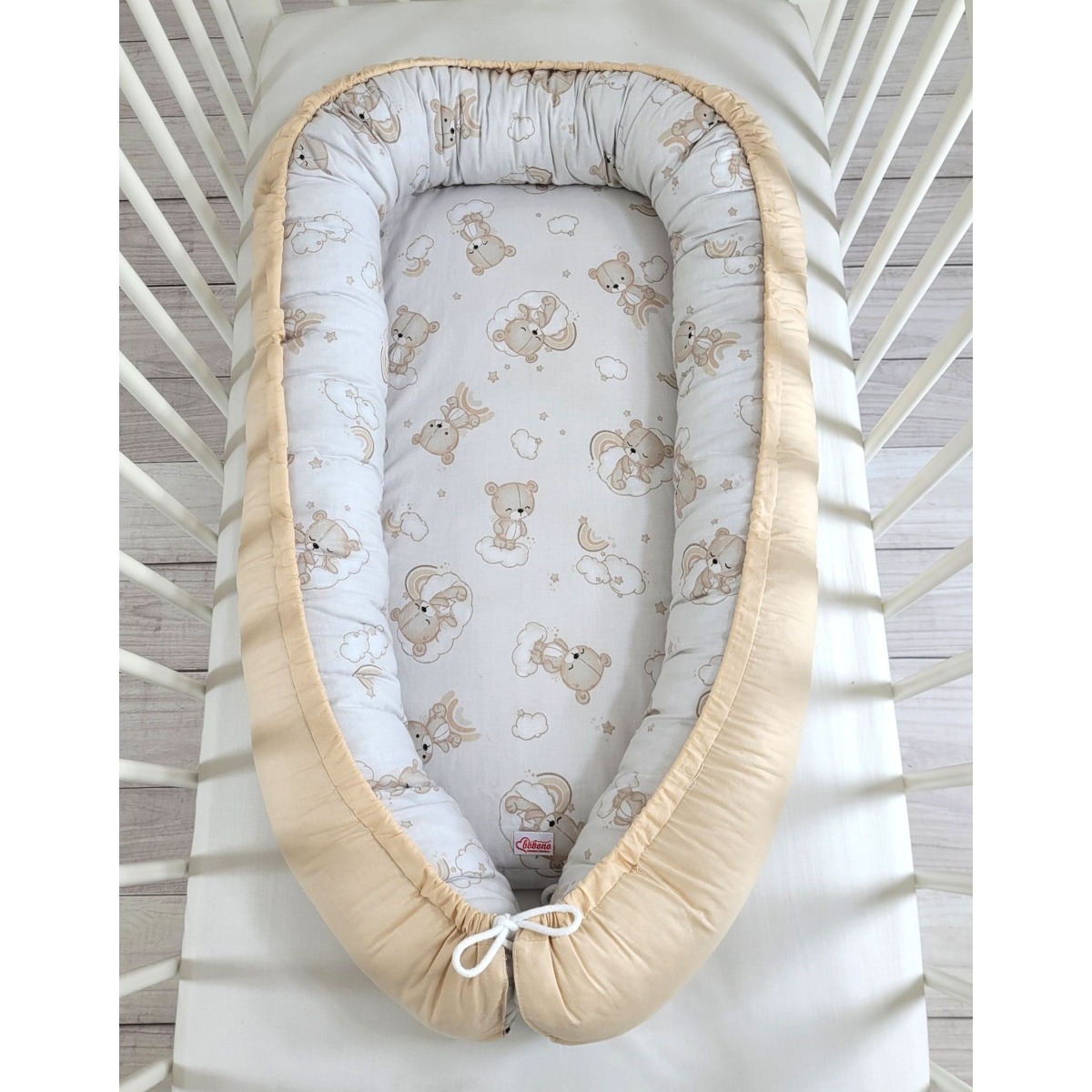 Mazulispesa kahepoolne Premium Cocoon väikebērniem - vikerka