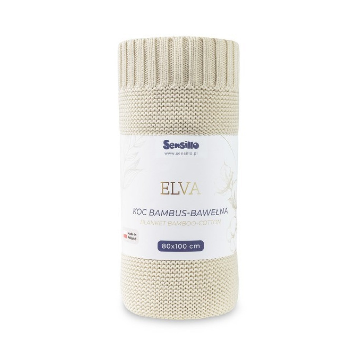 ELVA silti bēša sega 80x100