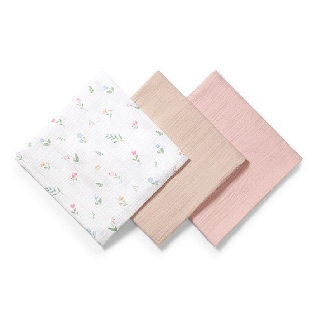 SUPER PEHME MUSLIIN LAPID 70x70 cm 3 tk ROOSA
