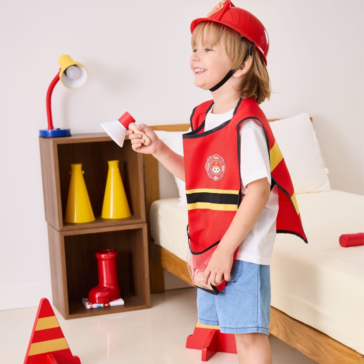 Little Firefighter Set Vest + Koka tarvikud 8 tk.