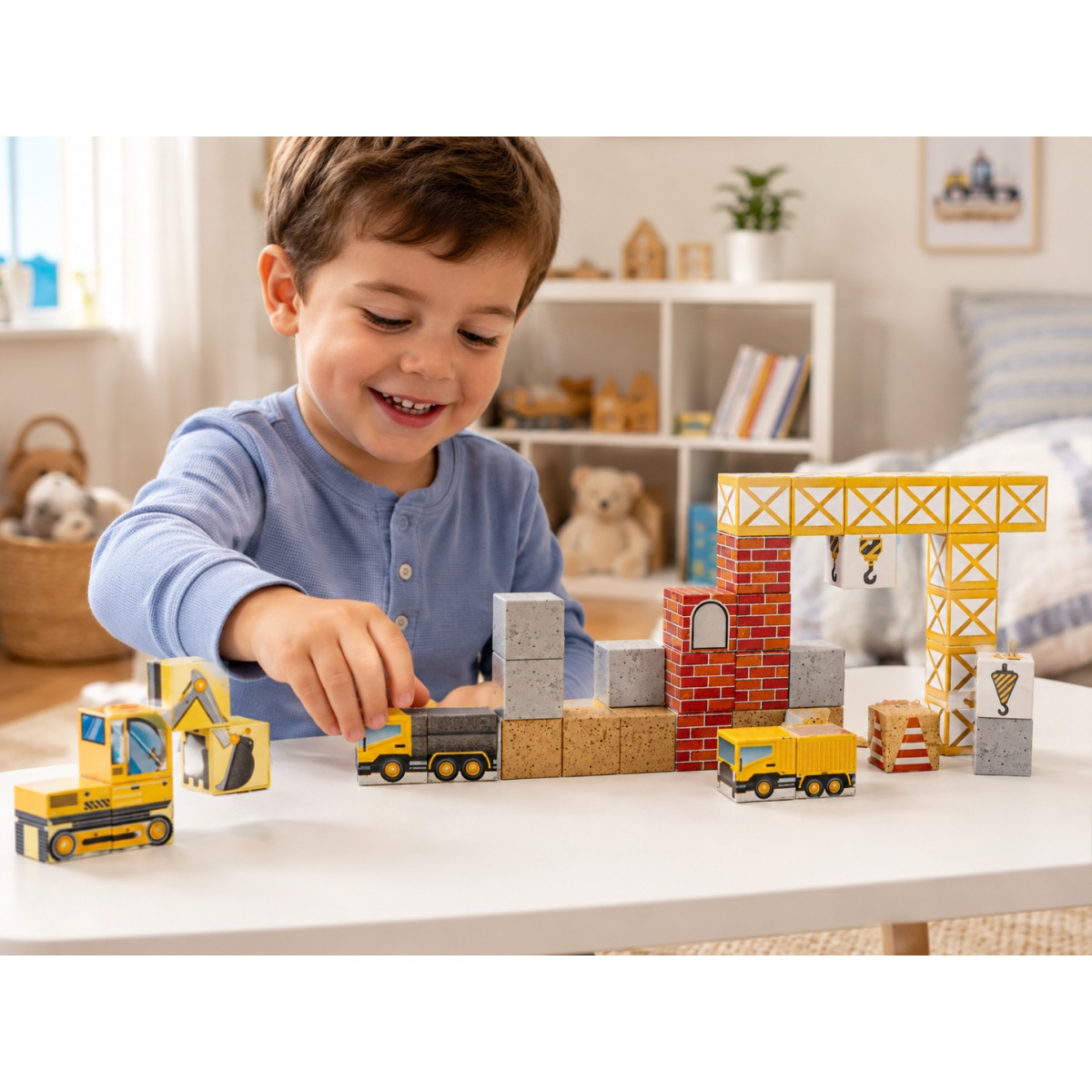 Magnetic Construction Cubes Ehitusplats 49 tk.