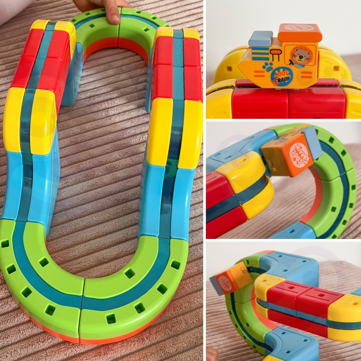 WOOPIE Magic Cube Train antigravitācijas trase, 18 gab.