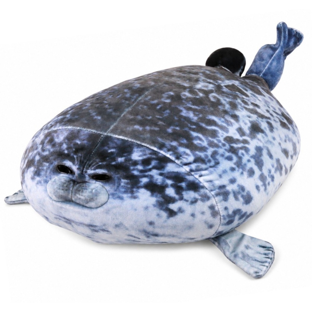 Hall hülge plüüsist kaisurotaļlieta 38 cm