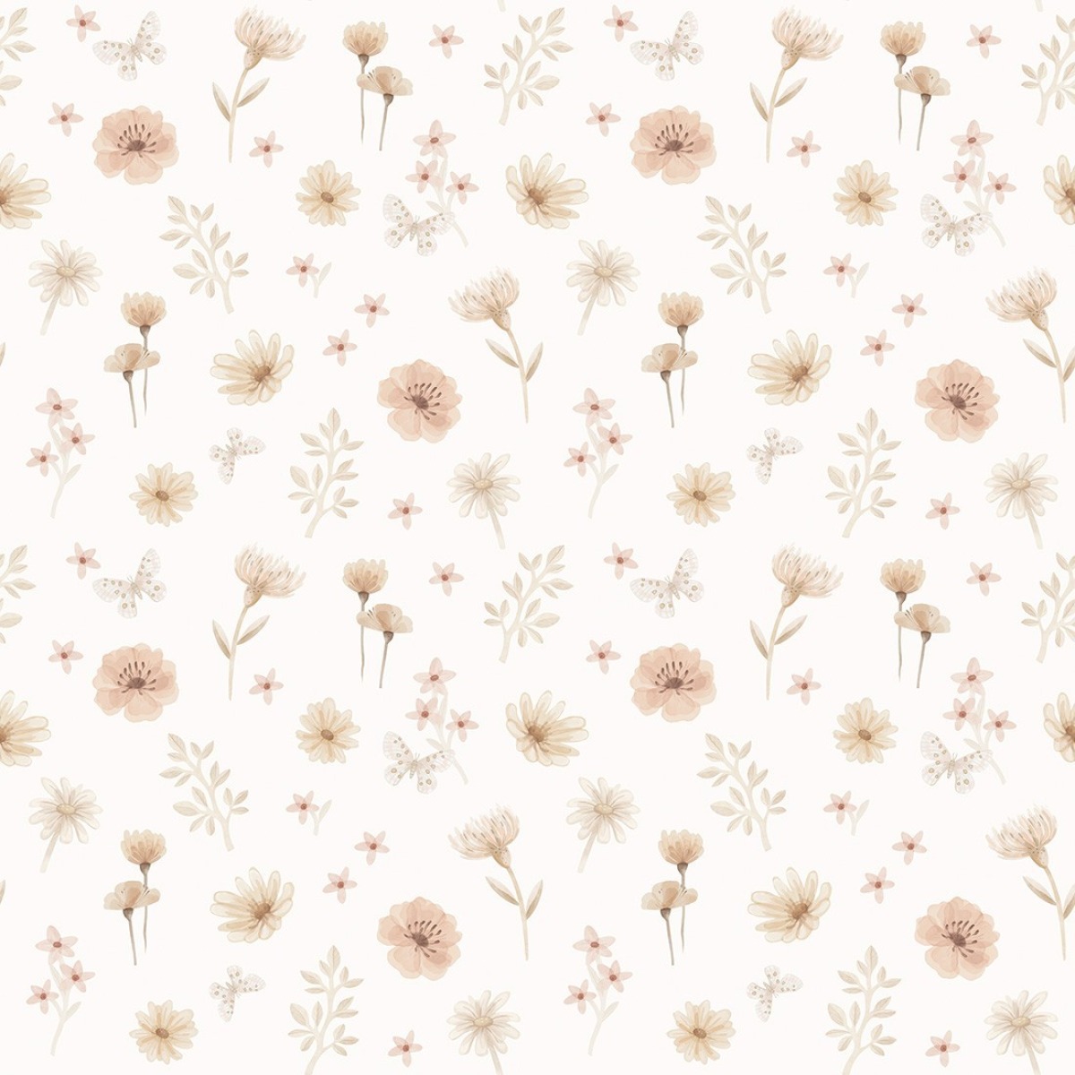 Pastelowe Love® bērnu tapetes Flowers Meadow Mini