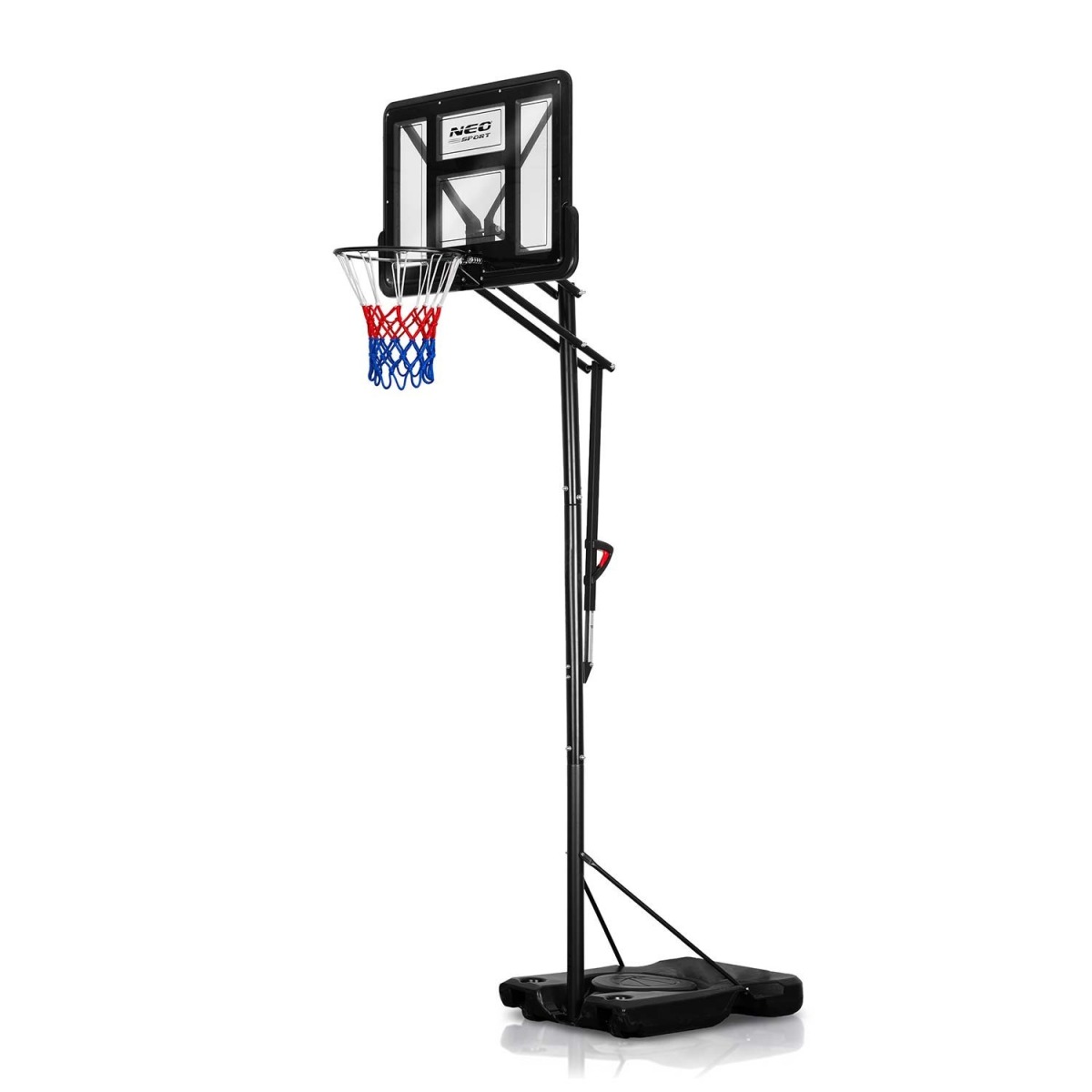 Regulējams basketbola grozs 170–305 cm augstumā — stabils un liels, Neo-Sp
