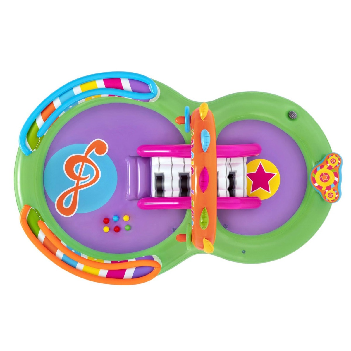 SING 'N SPLASH™ piepūšamais rotaļu centrs ar bērnu baseinu 295 x 19