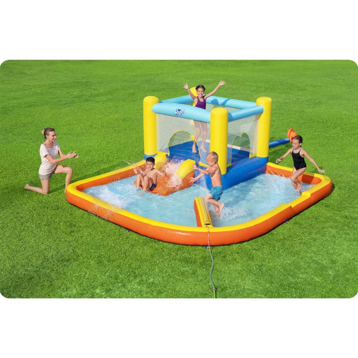Piepūšamais rotaļu laukums Beach Bounce 365 × 340 × 152 cm Best