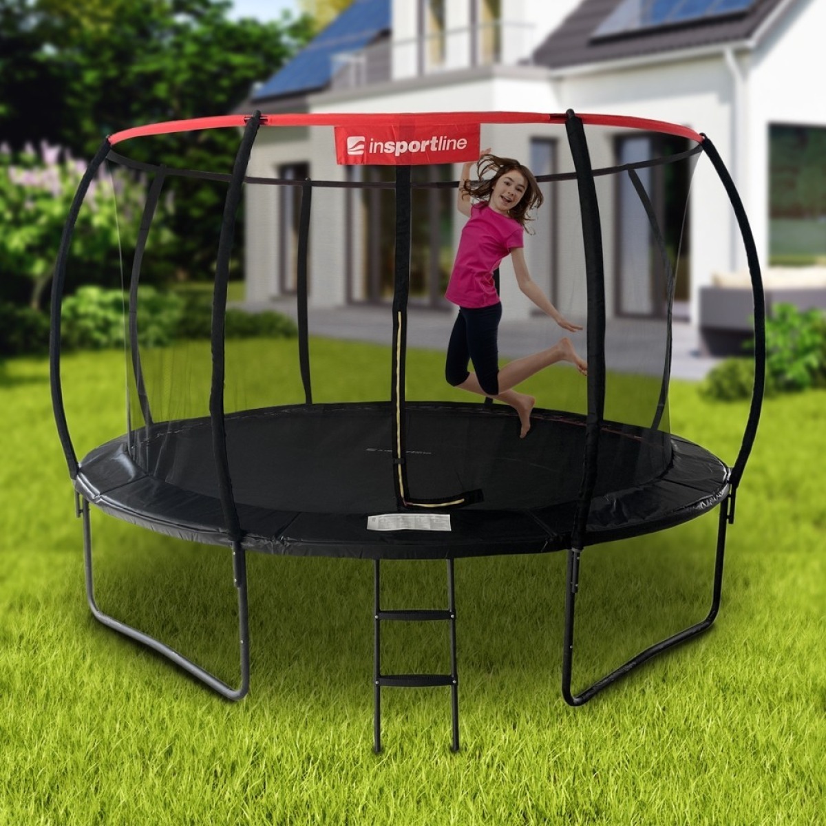 Rezerves lēkāšanas paklājs batutam inSPORTline Flea PRO, 366 cm, ūdens krāsā