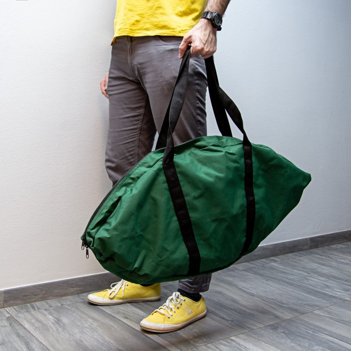 inSPORTline saliekamais bērnu batuts, 122 cm, apaļš, 8 l