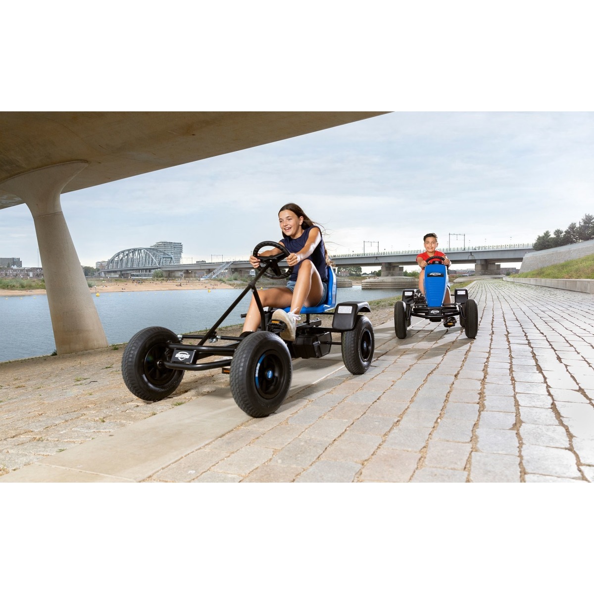 BERG XL B.Pure Blue BFR bērnu kartings ar standarta XL rāmi