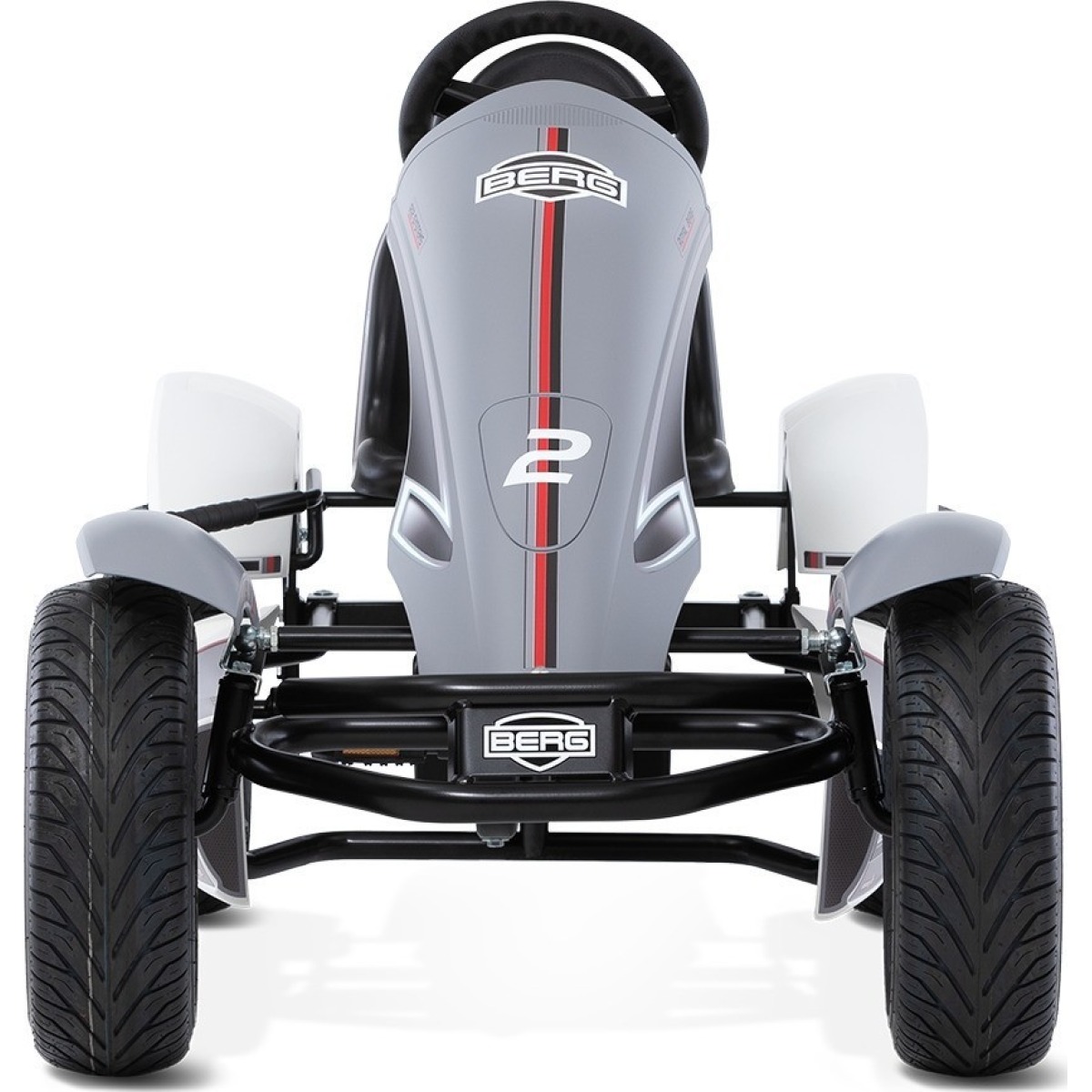 BERG Race GTS BFR-3 kartings, pilnā komplektācija, pelēks/balts XL