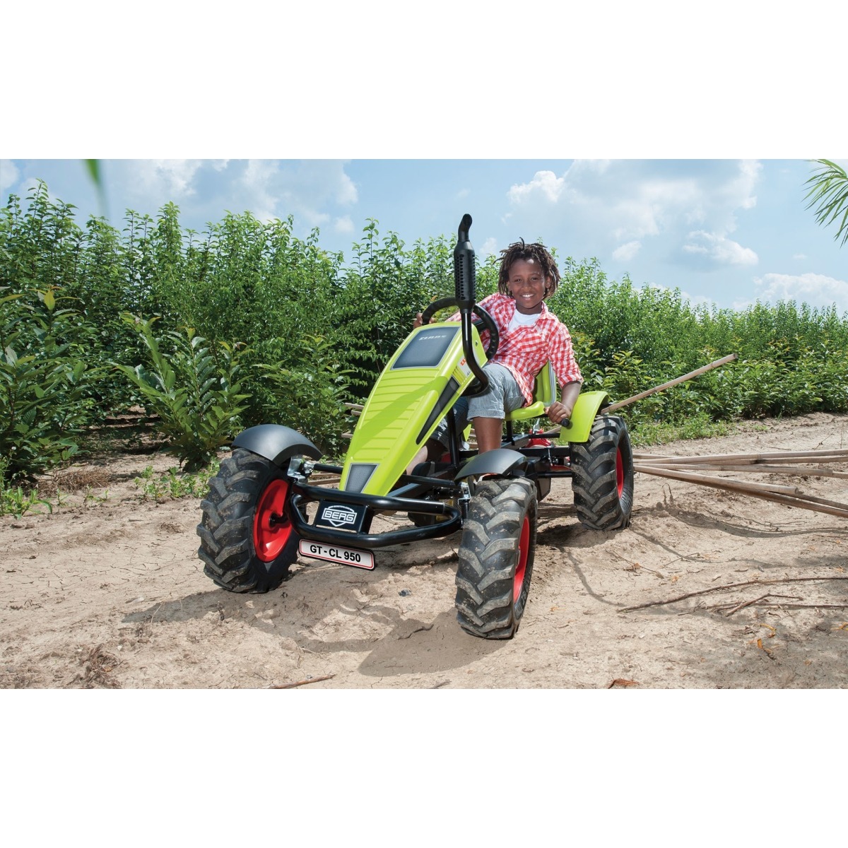BERG Claas E-BFR, zaļš, XXL rāmis