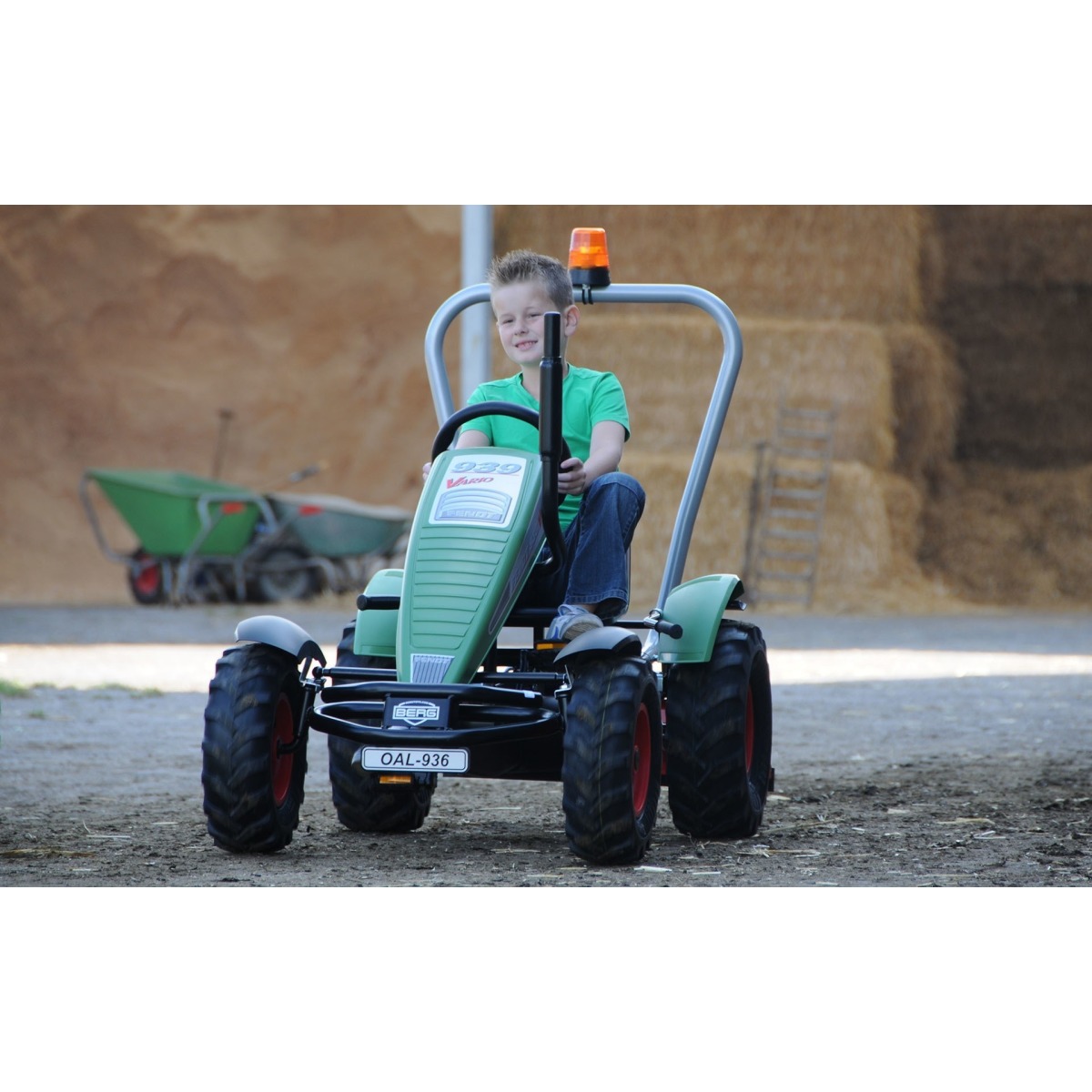 BERG Fendt E-BFR zaļš kartings ar XXL rāmi