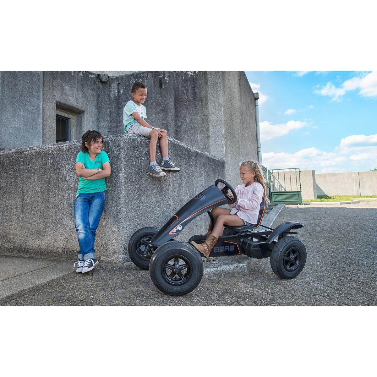 BERG Black Edition BFR-3 kartings, XL rāmis – no 5 gadu vecuma