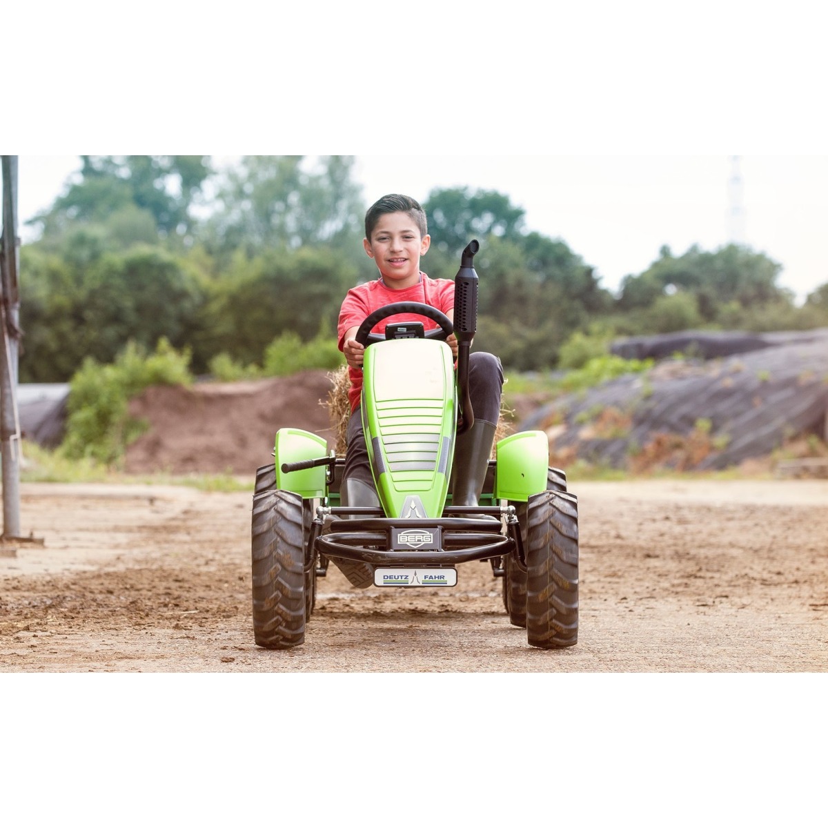 BERG Deutz-Fahr XXL-BFR bērnu kartings, zaļš