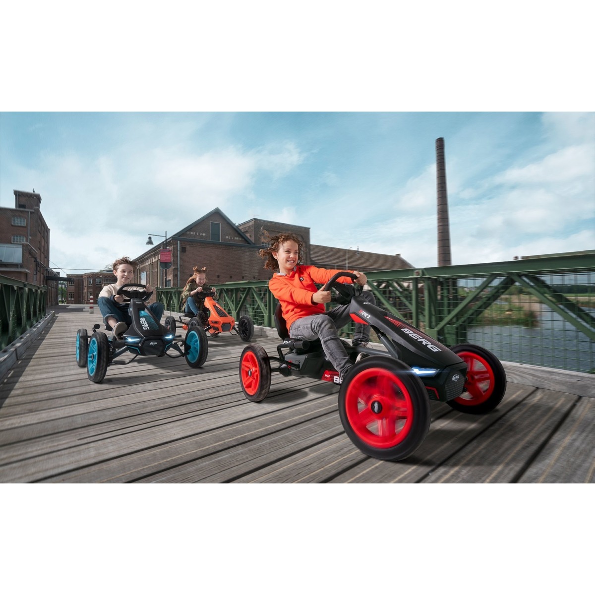 BERG Rally APX sarkans, 3 pārnesumi