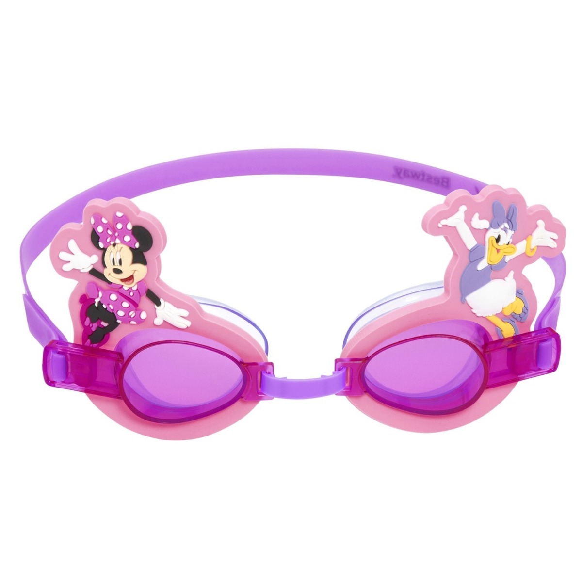 Bērnu peldbrilles Minnie, rozā, UV izturīgas