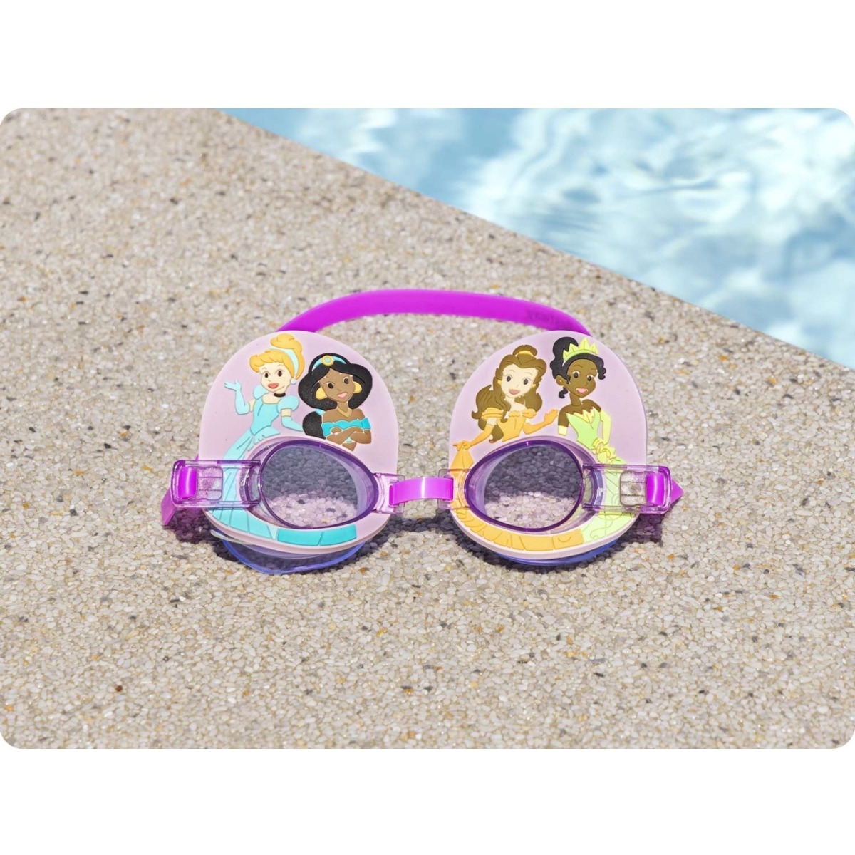 Bestway Princess Deluxe bērnu peldbrilles, violetas