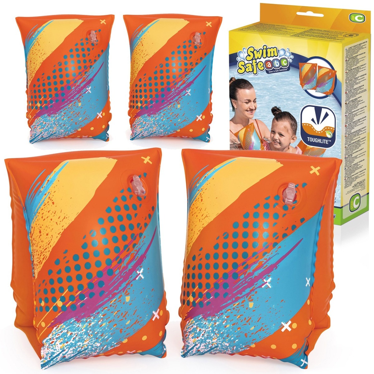 Bestway bērnu peldēšanas uzroči S/M, 25 x 15 cm, 2 gaisa kameras