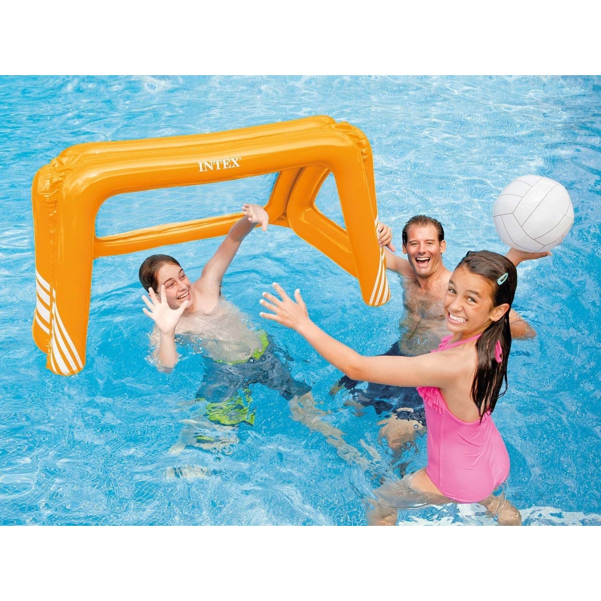 Piepūšamie futbola vārti INTEX, 140 x 89 x 81 cm, PVC