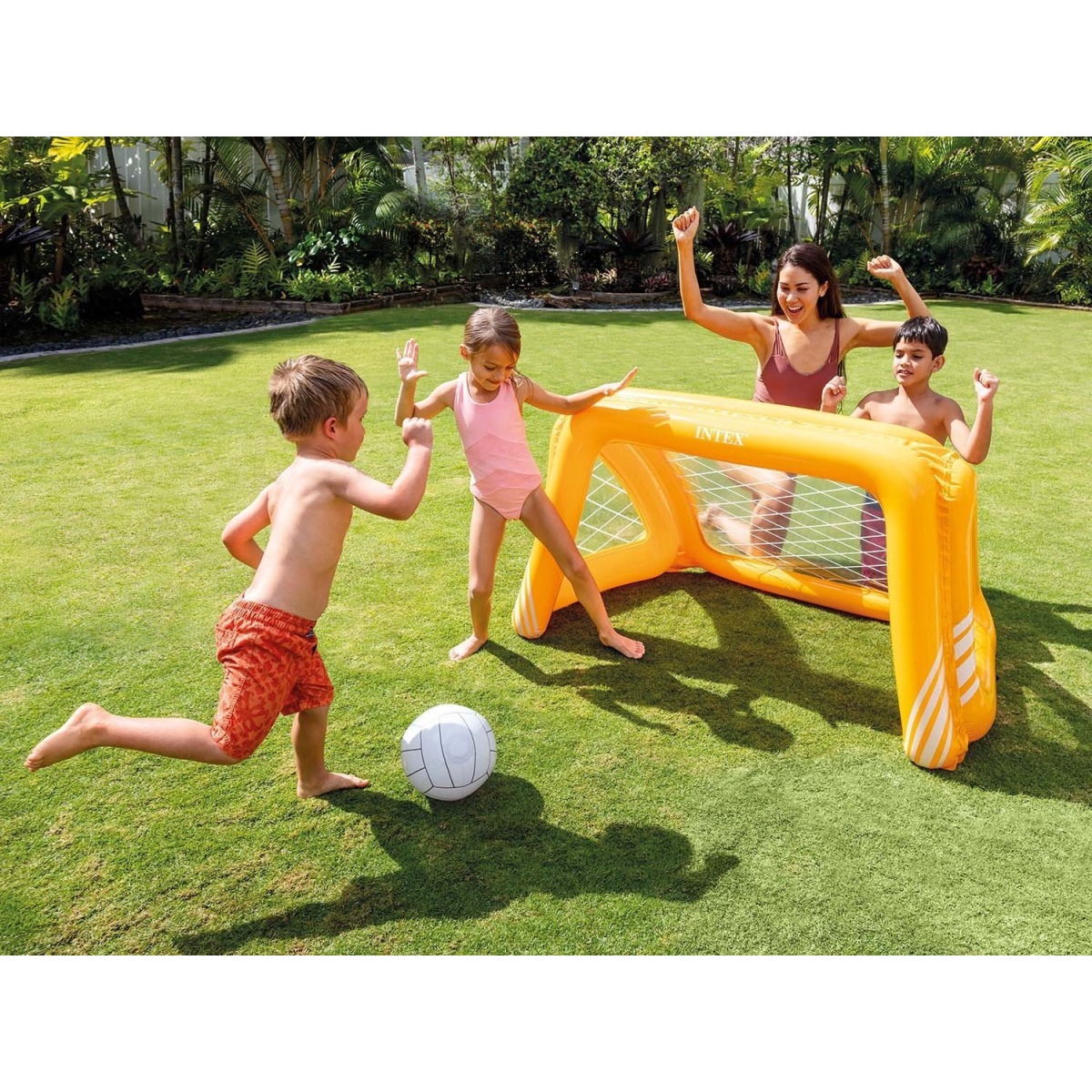 Piepūšamie futbola vārti INTEX, 140 x 89 x 81 cm, PVC