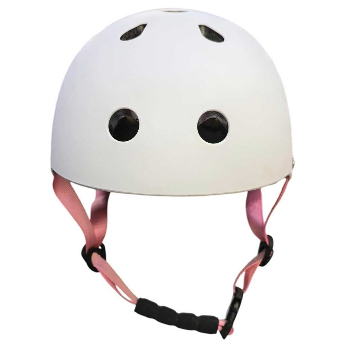 Trike Fix LED bērnu velosipēda ķivere, S 48–54 cm, balta/rozā