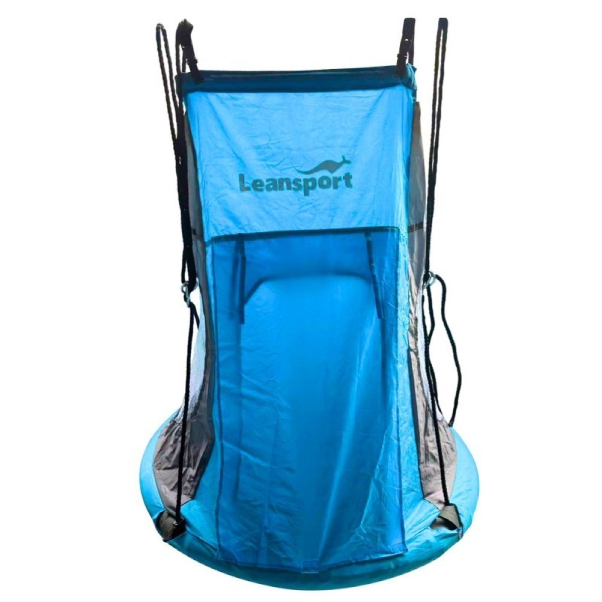 Zilā Kurepesa šūpoļu telts Kurepesa ligzdas šūpolēm ar diametru 90–100 cm