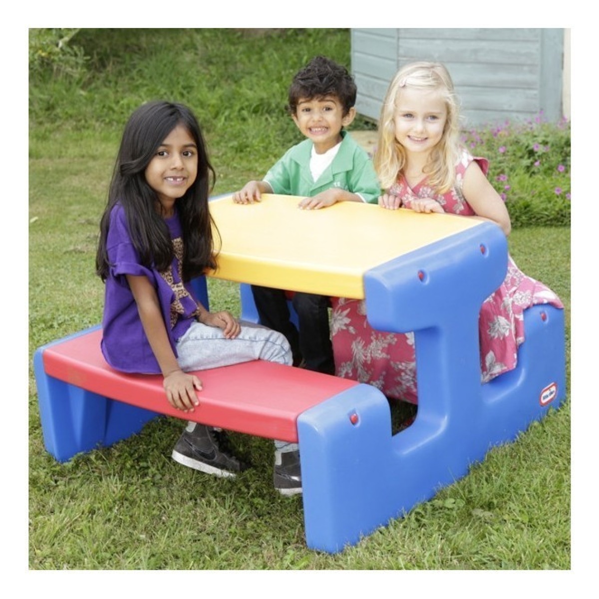 Little Tikes liels zils piknika galds