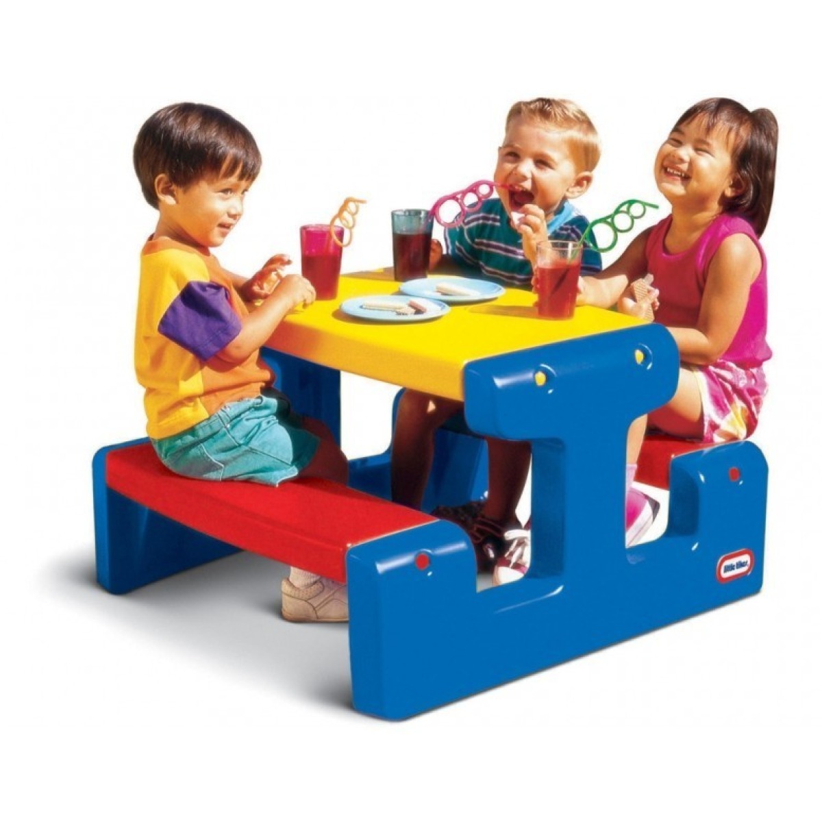 Little Tikes liels zils piknika galds