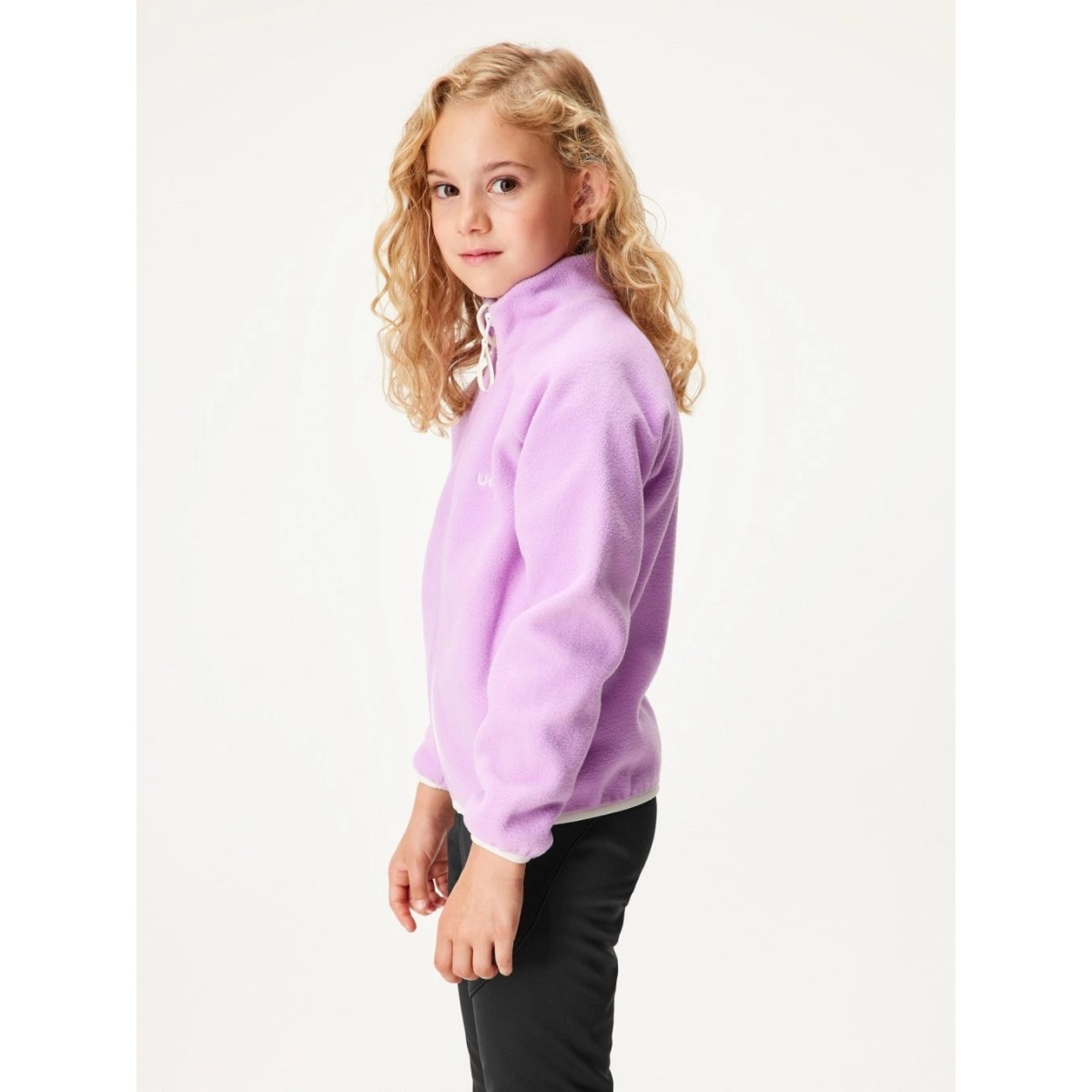 Bērnu flīsa jaka ar rāvējslēdzēju, violeta