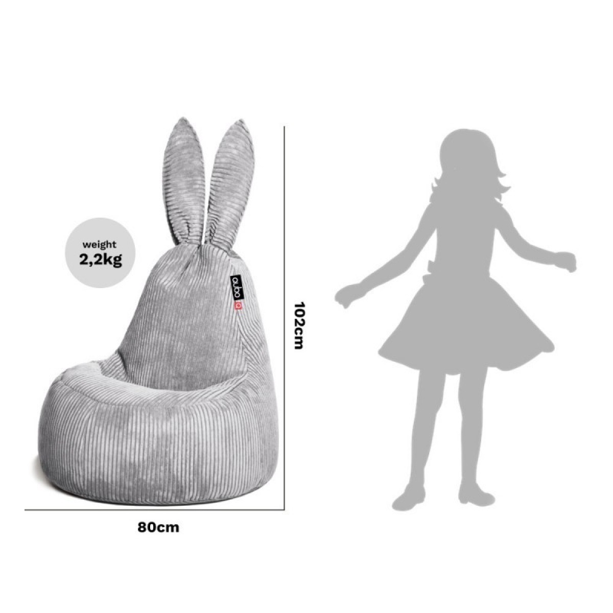 Pufs Mommy Rabbit – Cloud FLUFFY FIT