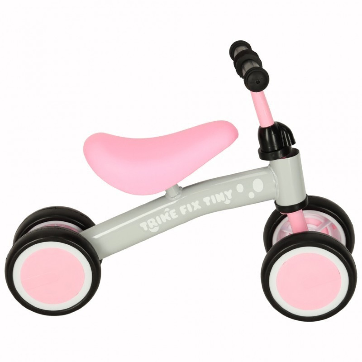 Trike Fix Tiny četru riteņu līdzsvara velosipēds, rozā – no 2 gadu vecuma