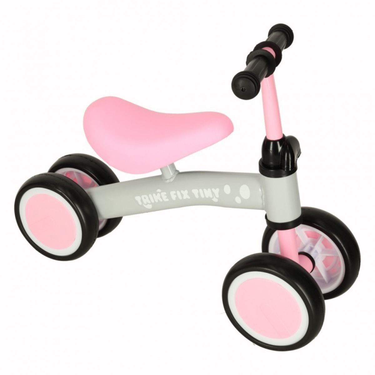 Trike Fix Tiny četru riteņu līdzsvara velosipēds, rozā – no 2 gadu vecuma