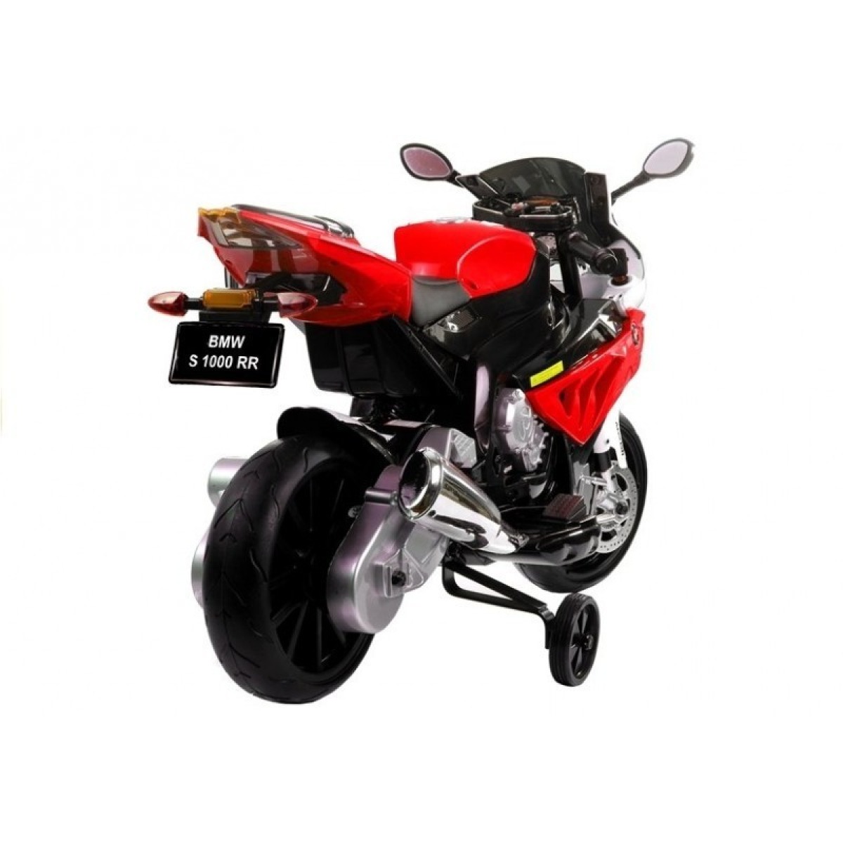 Sarkans BMW S1000RR bērnu motocikls ar tālvadības pulti