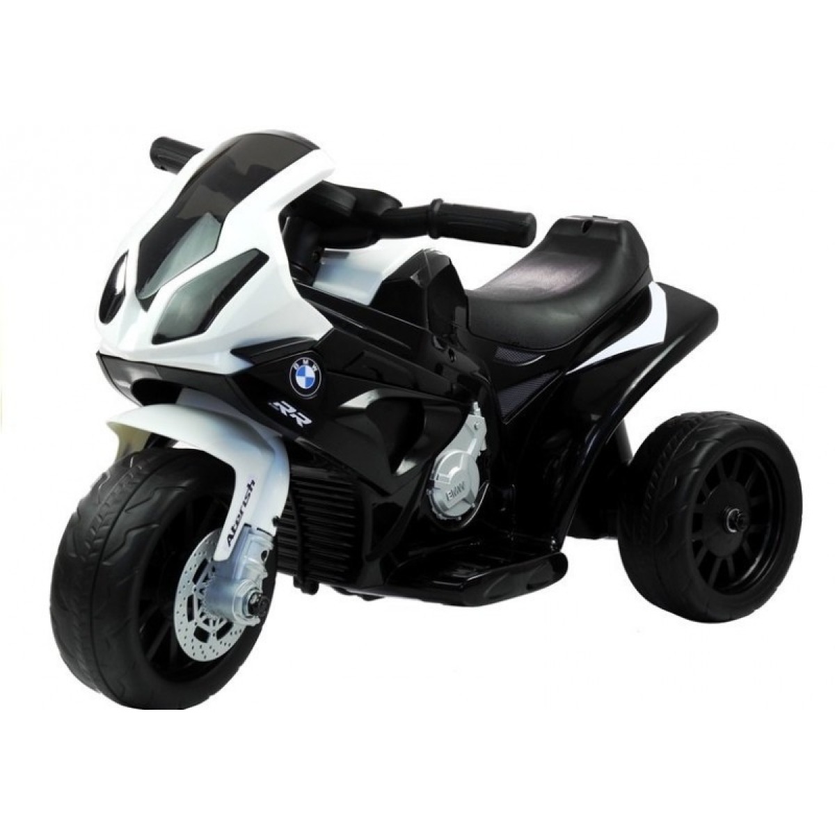 Melns BMW S1000RR bērnu elektriskais motocikls