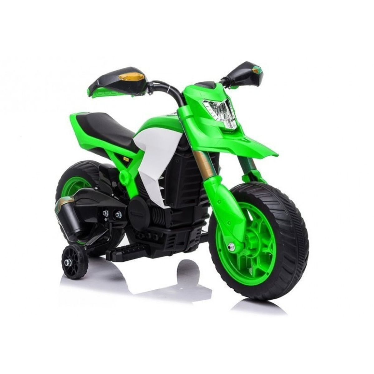Zaļš bērnu elektriskais motocikls TR1909