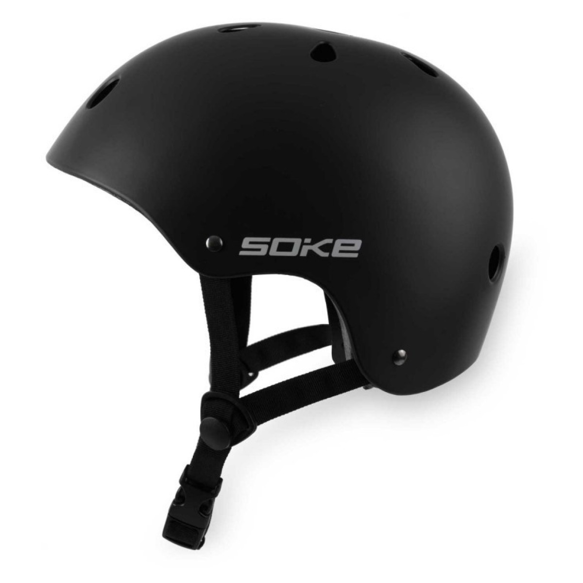 SOKE K1 sporta ķivere, matēti melna, L izmērs (58–61 cm)