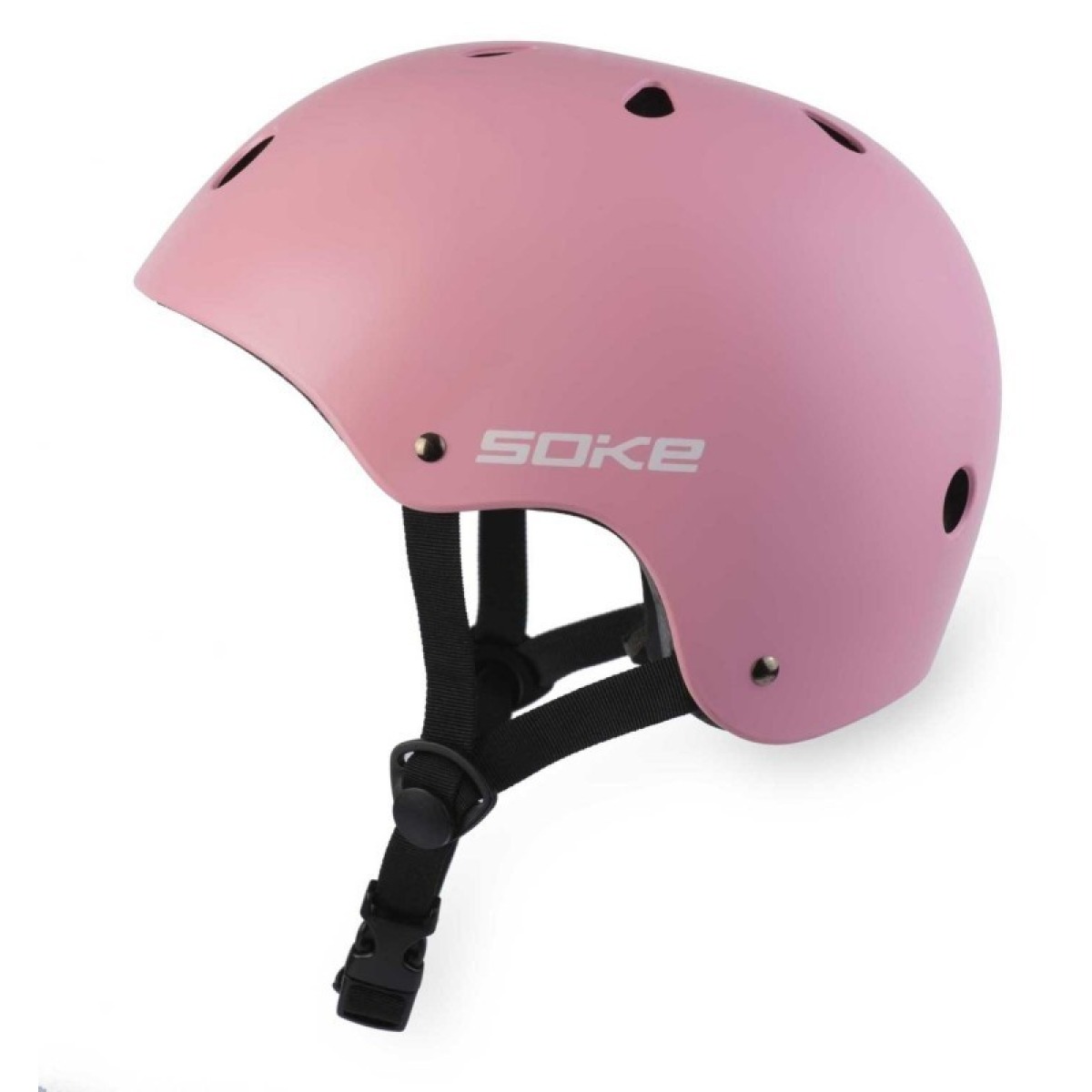 SOKE K1 bērnu sporta ķivere, matēti rozā, S izmērs (50-54 cm)