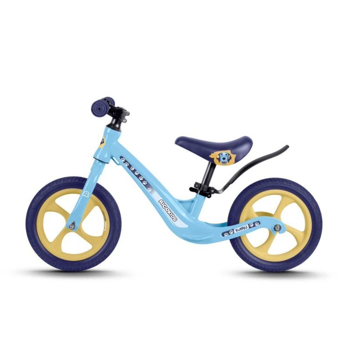 Ricokids FUNNU magnija līdzsvara velosipēds, 12 collu EVA riteņi