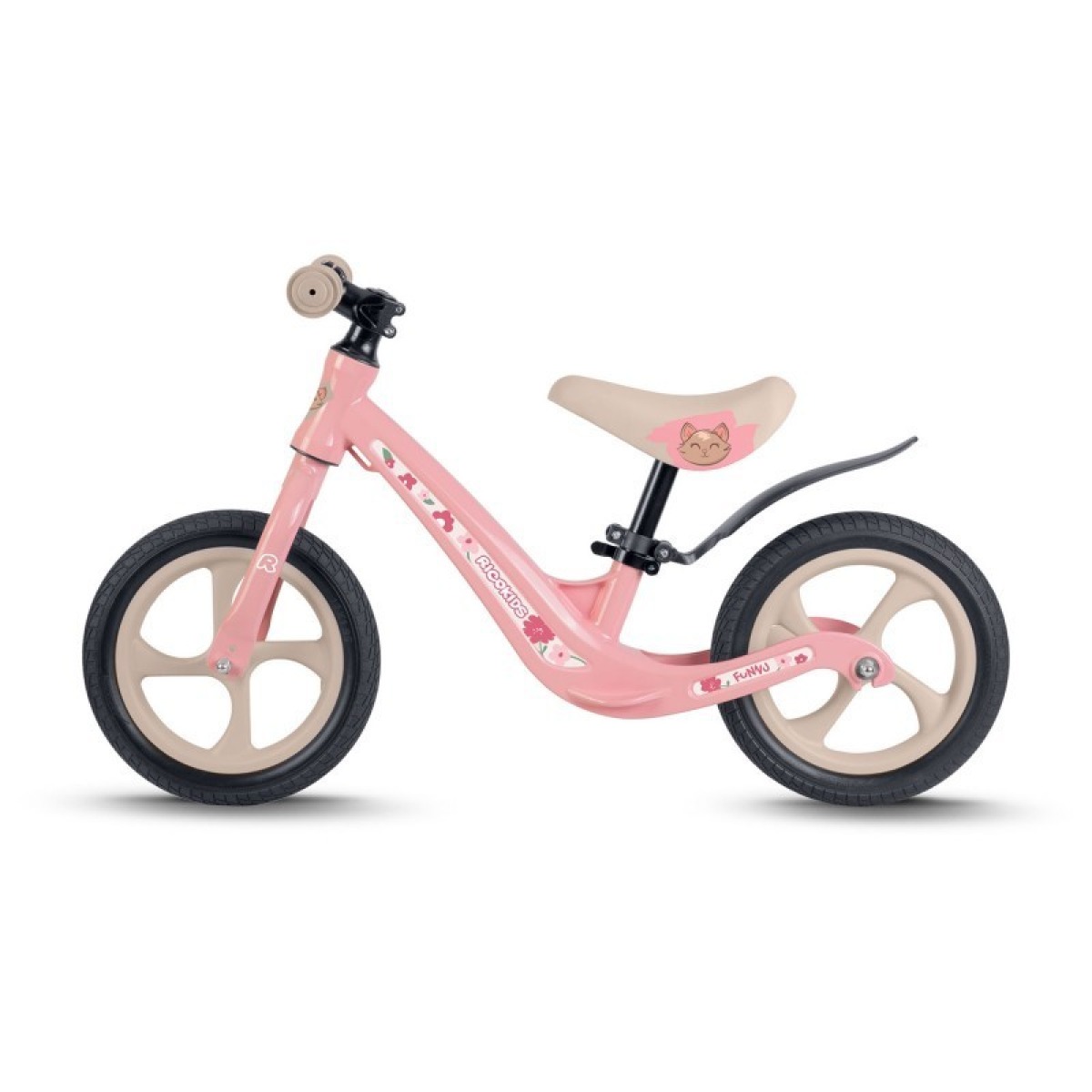 Ricokids FUNNU magnija līdzsvara velosipēds, 12" EVA riteņi