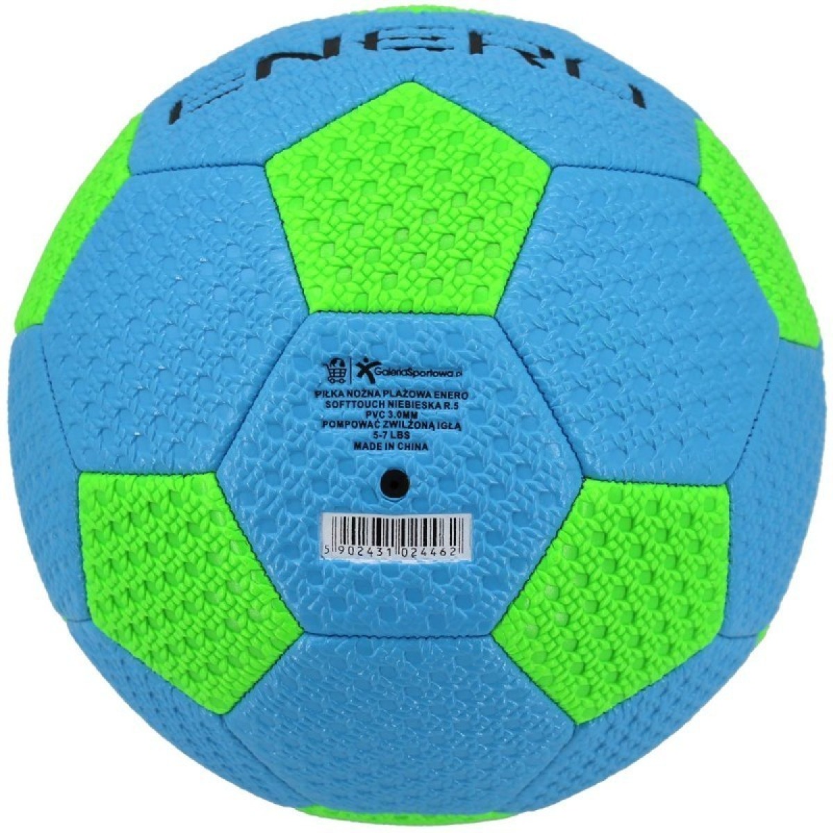 ENERO SOFTTOUCH pludmales futbola bumba, zila, 5. izmērs
