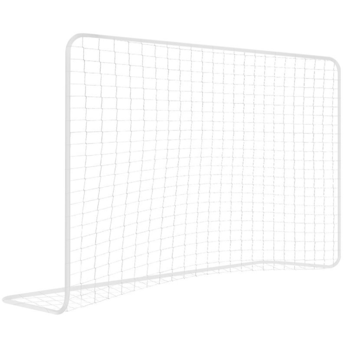 ENERO futbola vārti ar tīklu, 182x122x61cm, balti