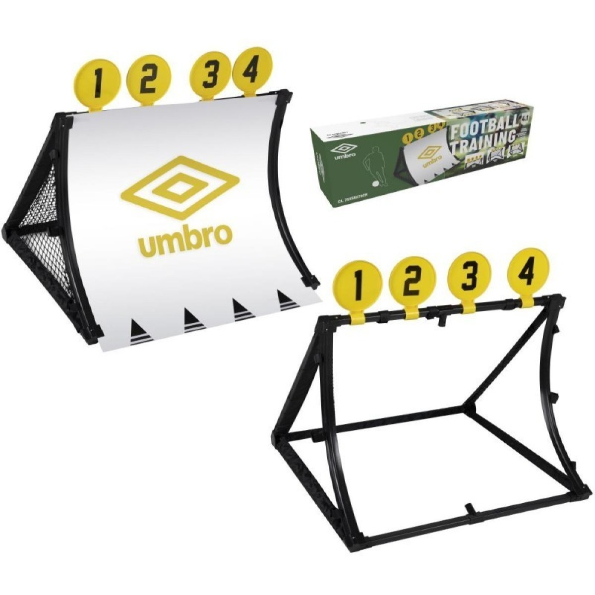 ATLECĒJLAUKUMS FUTBOLA VĀRTI 4IN1 75x78x58CM UMBRO
