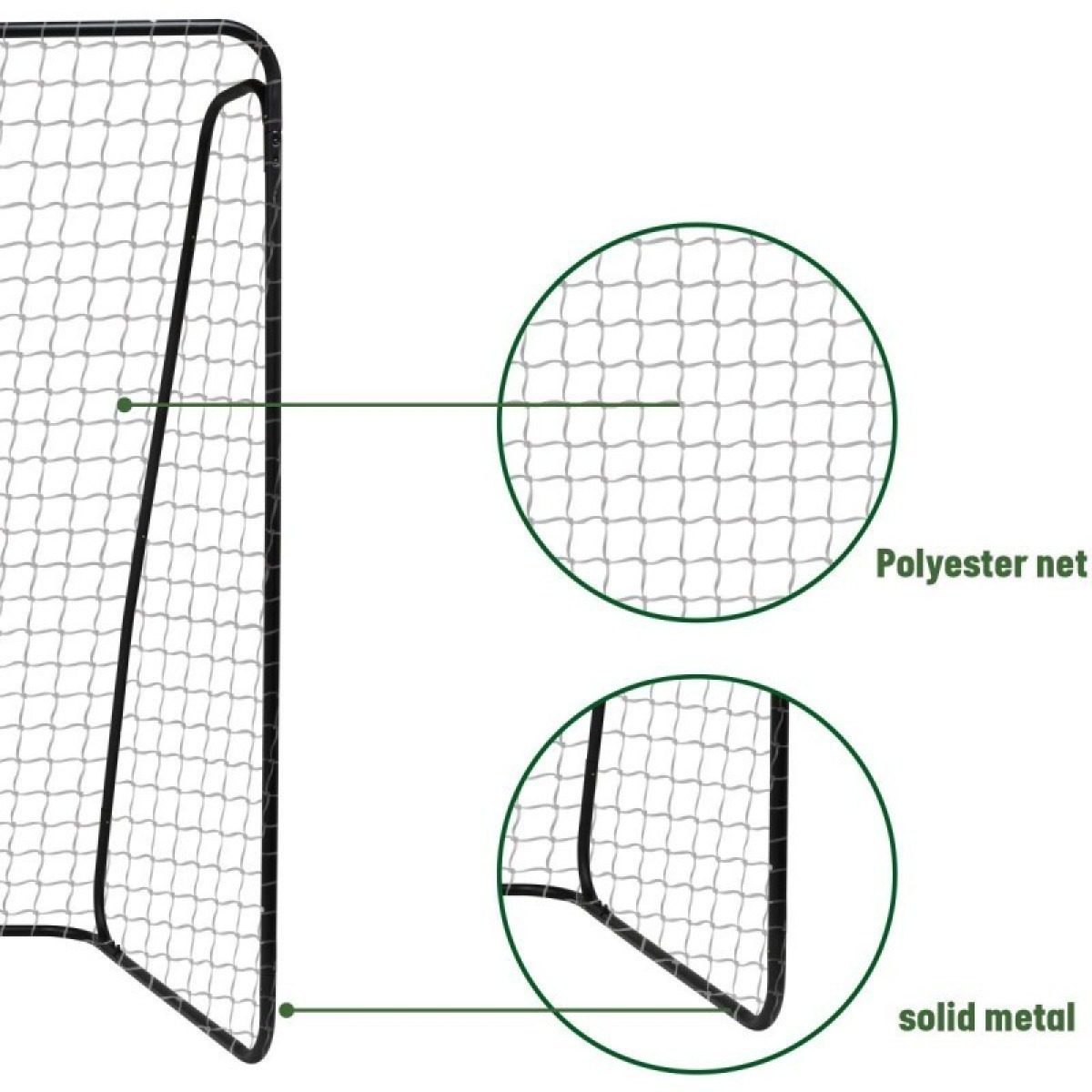 UMBRO futbola vārti ar tīklu 300x205x120CM