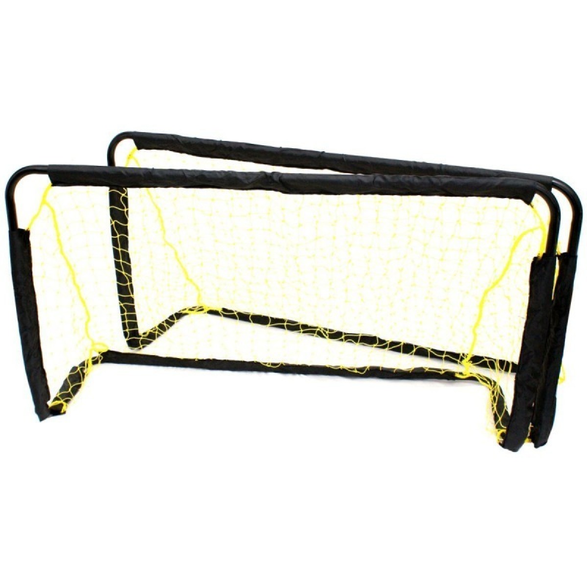 2 TK futbola vārtu komplekts ar tīklu 120x70x40 CM